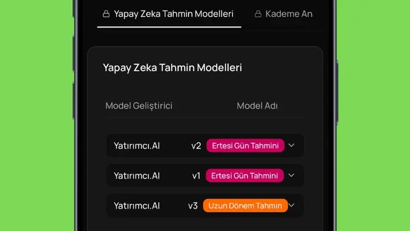 Yapay Zekâ Tahmin Altyapısı