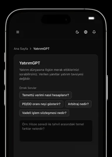 7/24 Dijital Portföy Asistanı: YatırımGPT