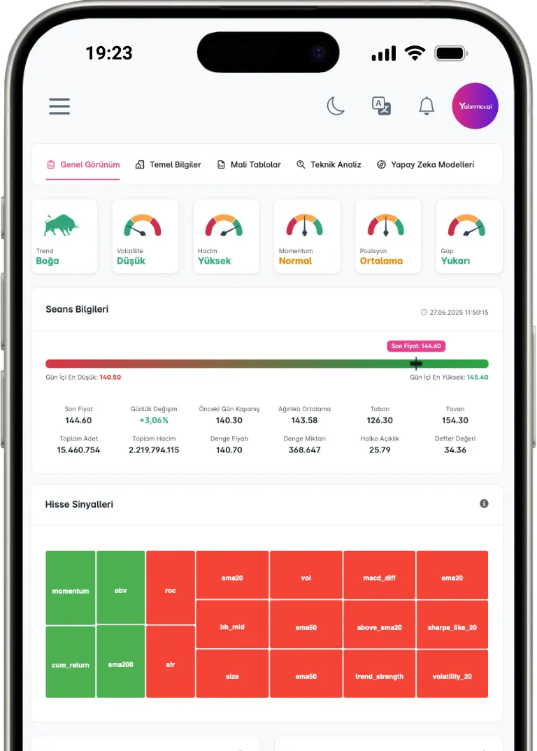 App screen