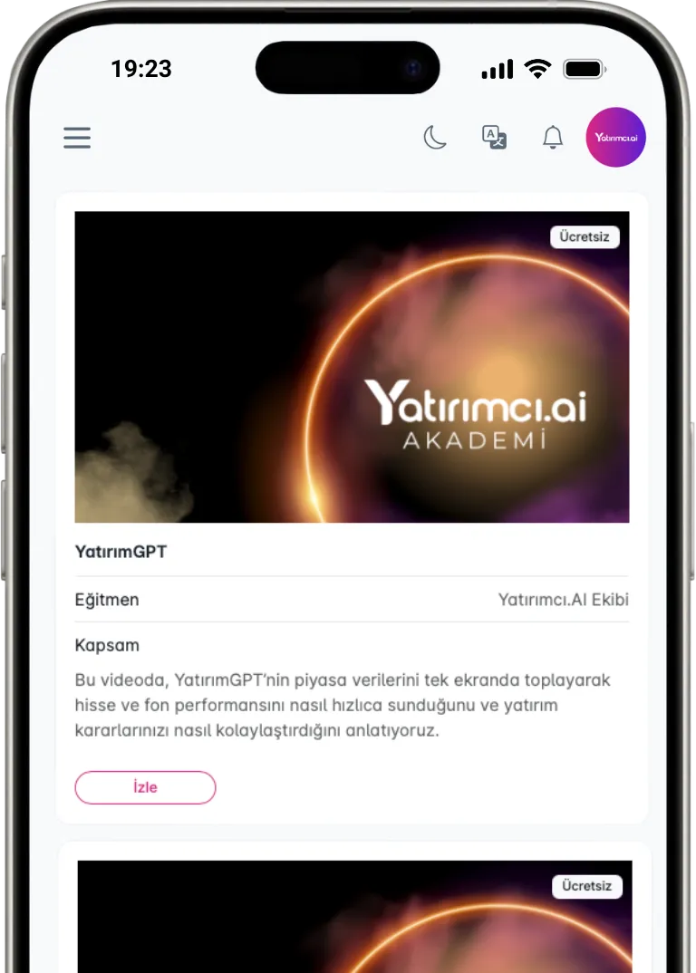 App screen