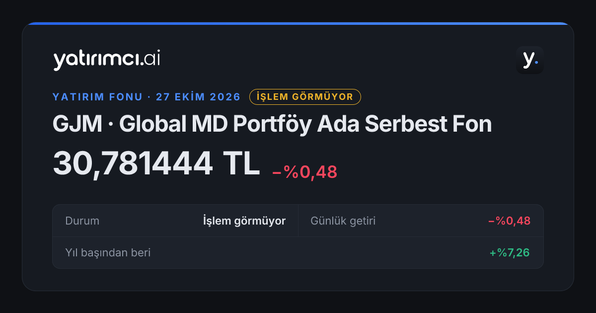 GJM Getirisi: Kategori, BIST 100 ve TÜFE Karşılaştırması